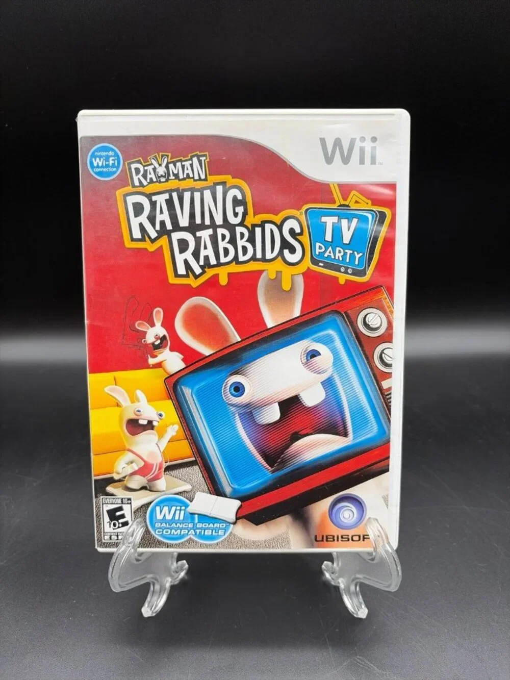 Rayman Raving Rabbids : TV Party CIB Nintendo Wii Complete w/ Manual Tested